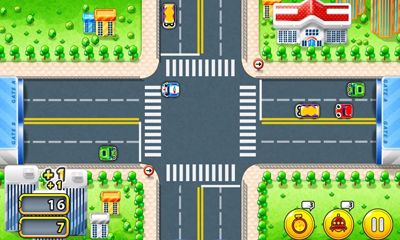 Gameplay of the Flick Traffic for Android phone or tablet.