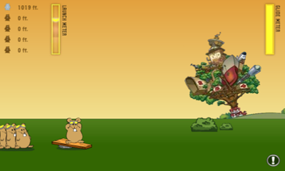 Gameplay of the Flight of Hamsters for Android phone or tablet.
