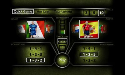 Foosball Cup - Android game screenshots.