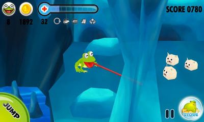 Frog on Ice - Android game screenshots.