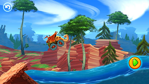 Fun kid racing: Prehistoric run - Android game screenshots.