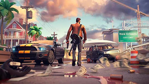 Gameplay of the Gangstar: New Orleans for Android phone or tablet.