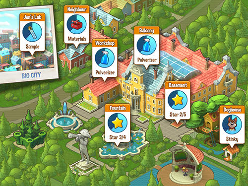 Gardenscapes: New acres - Android game screenshots.