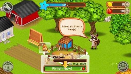 Gameplay of the Green acres: Farm time for Android phone or tablet.