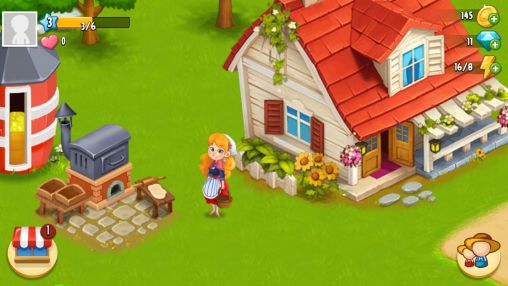 Happy farm: Candy day - Android game screenshots.