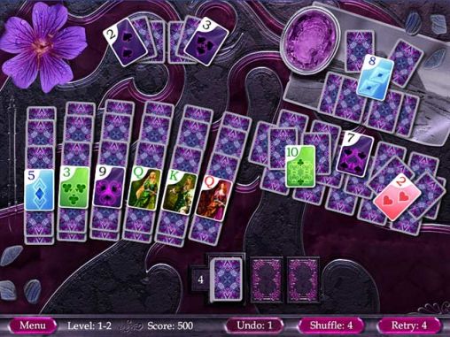 Gameplay of the Heartwild solitaire for Android phone or tablet.