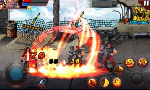 Hell fire: Fighter king. Fist of flame - Android game screenshots.