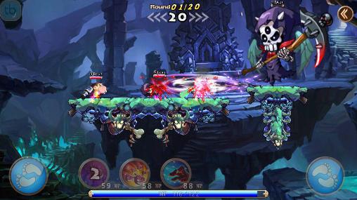 Gameplay of the Heroic saga for Android phone or tablet.