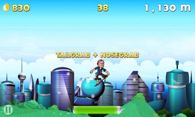 Gameplay of the Hoverboard Hero for Android phone or tablet.