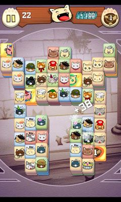 Hungry Cat Mahjong - Android game screenshots.