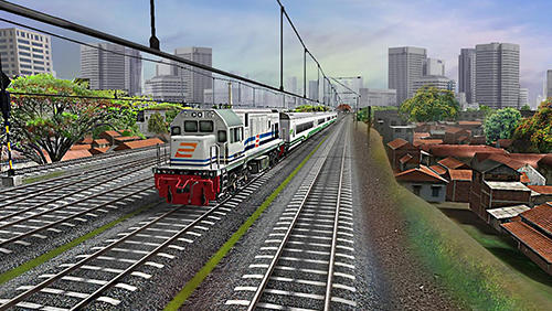 Indonesian train simulator - Android game screenshots.