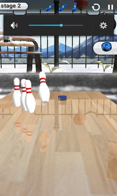 Gameplay of the iShuffle Bowling 2 for Android phone or tablet.