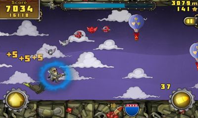Gameplay of the Jet Dudes for Android phone or tablet.