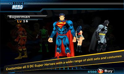 Justice League: EFD - Android game screenshots.