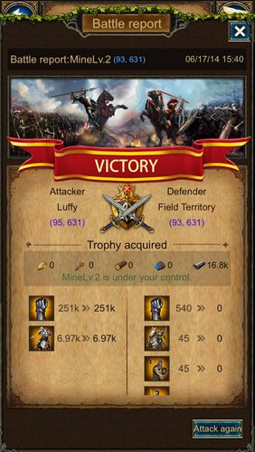 Kingdom war: Battleland of Empire deluxe - Android game screenshots.