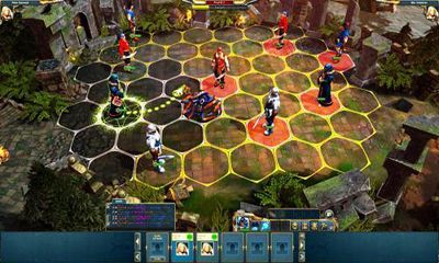 Gameplay of the King's Bounty Legions for Android phone or tablet.