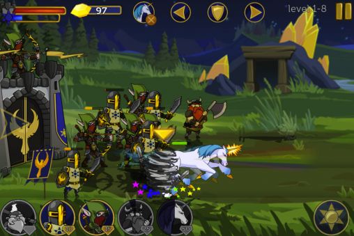 Gameplay of the Legendary wars for Android phone or tablet.