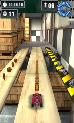 Gameplay of the LEGO Pullback Racers for Android phone or tablet.