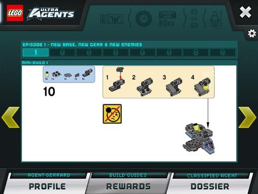 LEGO Ultra agents: Antimatter - Android game screenshots.