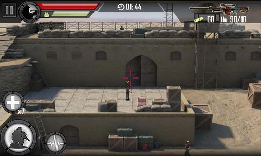 Gameplay of the Modern sniper for Android phone or tablet.