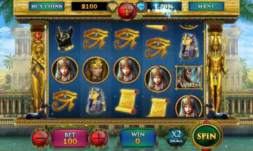 Pharaoh's gold slots - Android game screenshots.