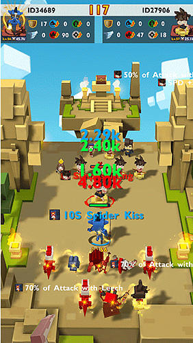 Pixel guardians: 3D pixel - Android game screenshots.