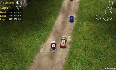 Gameplay of the Pocket Rally for Android phone or tablet.