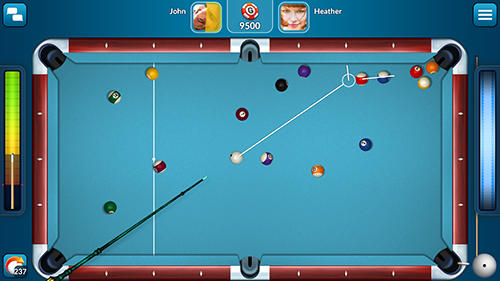 Pool live pro: 8-ball and 9-ball - Android game screenshots.
