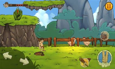 Gameplay of the Prehistorik for Android phone or tablet.