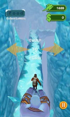 Gameplay of the Pyramid Run 2 for Android phone or tablet.