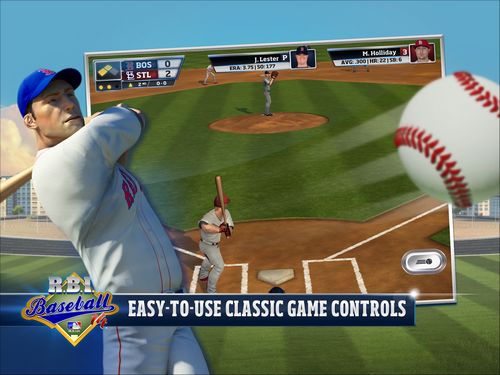 R.B.I. Baseball 14 - Android game screenshots.