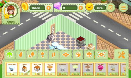 Restaurant dreams - Android game screenshots.
