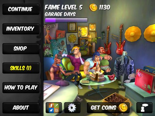 Gameplay of the Rise to fame for Android phone or tablet.