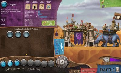 Gameplay of the Roaming Fortress for Android phone or tablet.