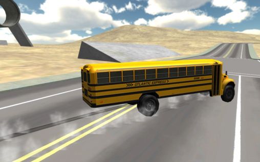 School bus driving 3D - Android game screenshots.