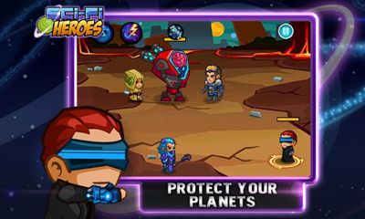 Gameplay of the Sci-Fi Heroes for Android phone or tablet.