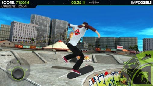 Gameplay of the Skateboard party 2 for Android phone or tablet.