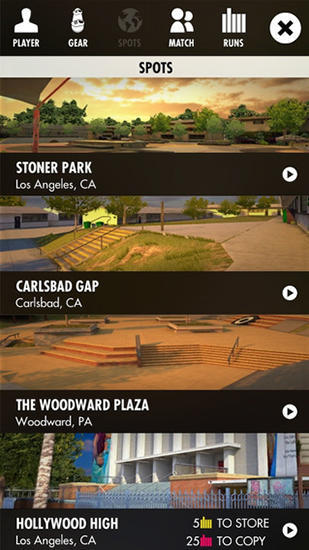 Skater - Android game screenshots.