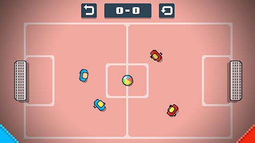Socxel: Pixel soccer - Android game screenshots.