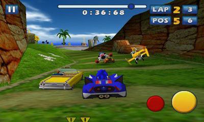Sonic & SEGA All-Stars Racing - Android game screenshots.