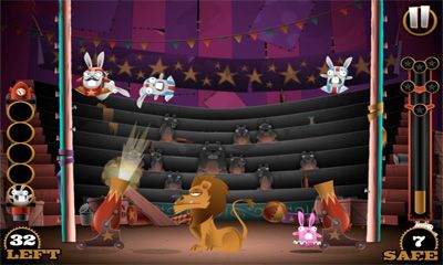 Stunt Bunnies Circus - Android game screenshots.