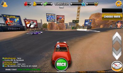 Gameplay of the Superstar Streetz MMO for Android phone or tablet.