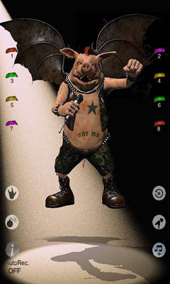 Gameplay of the Talking Fred for Android phone or tablet.