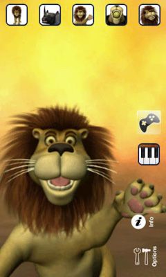 Talking Luis Lion - Android game screenshots.