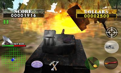 Tank War Defender - Android game screenshots.