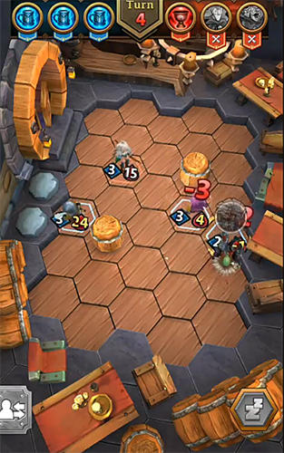 Tavern brawl: Tactics - Android game screenshots.