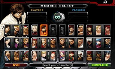 Gameplay of the The King of Fighters-A 2012 for Android phone or tablet.