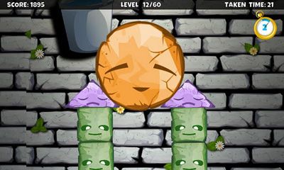 Gameplay of the The Stone Stacker for Android phone or tablet.