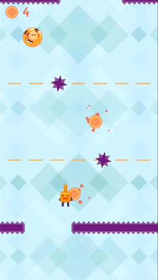 Gameplay of the Tiny bouncer for Android phone or tablet.
