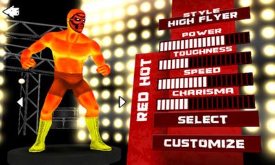 TNA Wrestling iMPACT - Android game screenshots.
